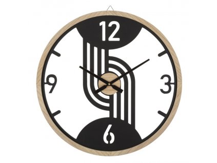 Nástěnné hodiny CLIPS 60X2,5 cm