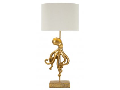 Stolní lampa OCTOPUS GOLD 30,5X64,5 cm