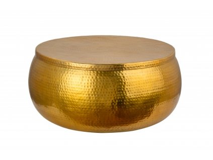 Zlatý konferenční stolek Orient Storage 70 cm