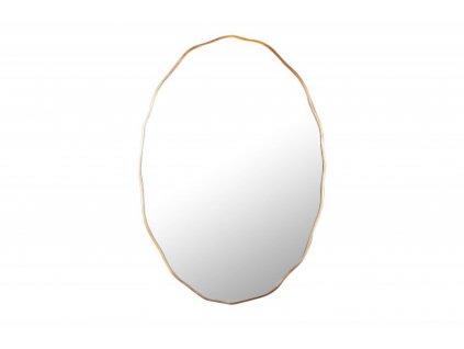 Zlaté nástěnné zrcadlo Elegancia