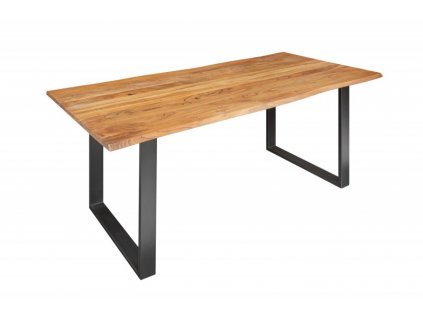 Přírodní dřevěný jídelní stůl Mammut 180 cm