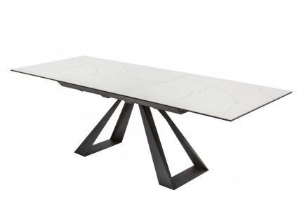 Bílý rozkládací jídelní stůl Concord 180-230 cm