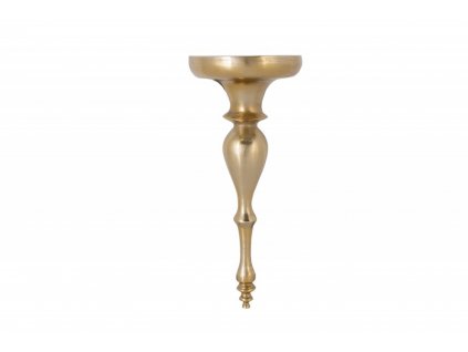 Nástěnný zlatý konzolový stolek Barock Scala 60 cm