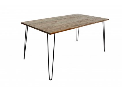 Hnědý dřevěný stůl Scorpion 180 cm