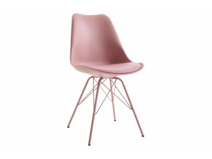 Růžová kožená židle Scandinavia Meisterstück