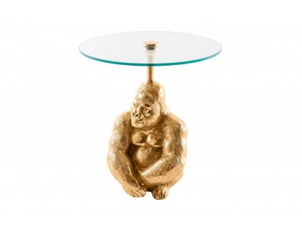 Zlatý odkládací stolek Kong