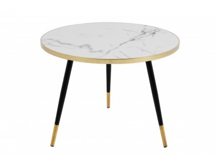 Černobílý konferenční stolek Paris 60 cm
