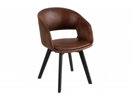 SET 2 ks Hnědá židle Nordic Star