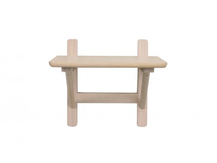 Bílý dubový noční stolek Camrose