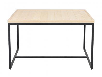 Bělený dubový konferenční stolek Deerfield 80 cm