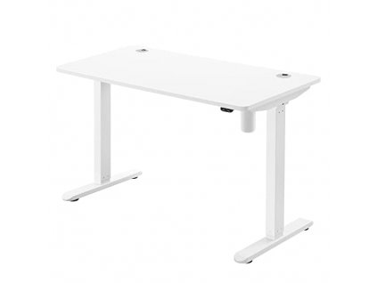 Bílý elektrický stůl Jasper 120 cm