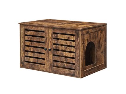Anticky hnědý kočičí domek Tray
