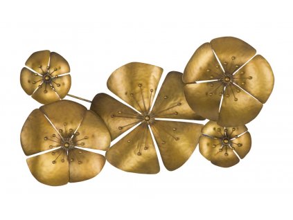 Zlatá nástěnná dekorace Mauro Ferretti Cataldi, 50x94x6 cm
