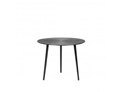 Černý kovový konferenční stolek Obber M