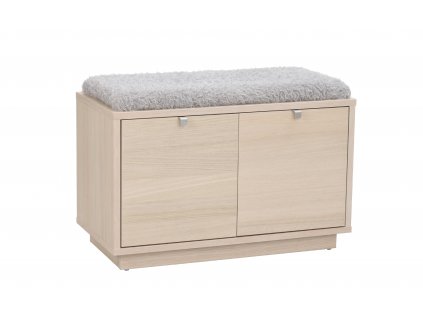 103760 b Confetti bench w 2drawers whithepigm. oak sheepskin imitation2 R