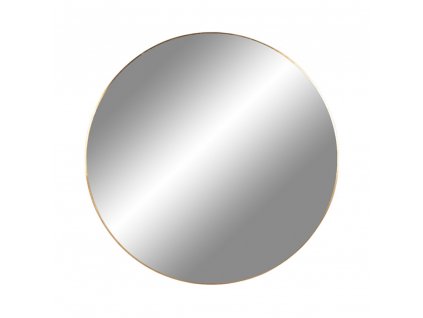 Mosazné nástěnné zrcadlo Jarrko 80 cm
