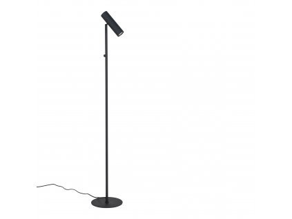 Černá stojací lampa Partam 150 cm