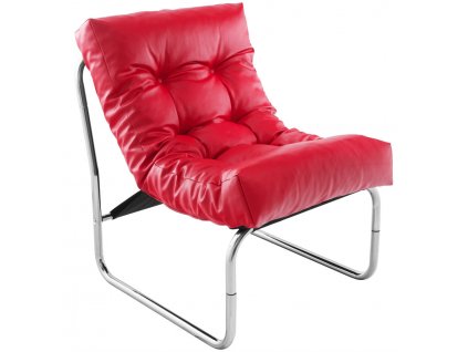 Červené designové křeslo Kokoon Doira