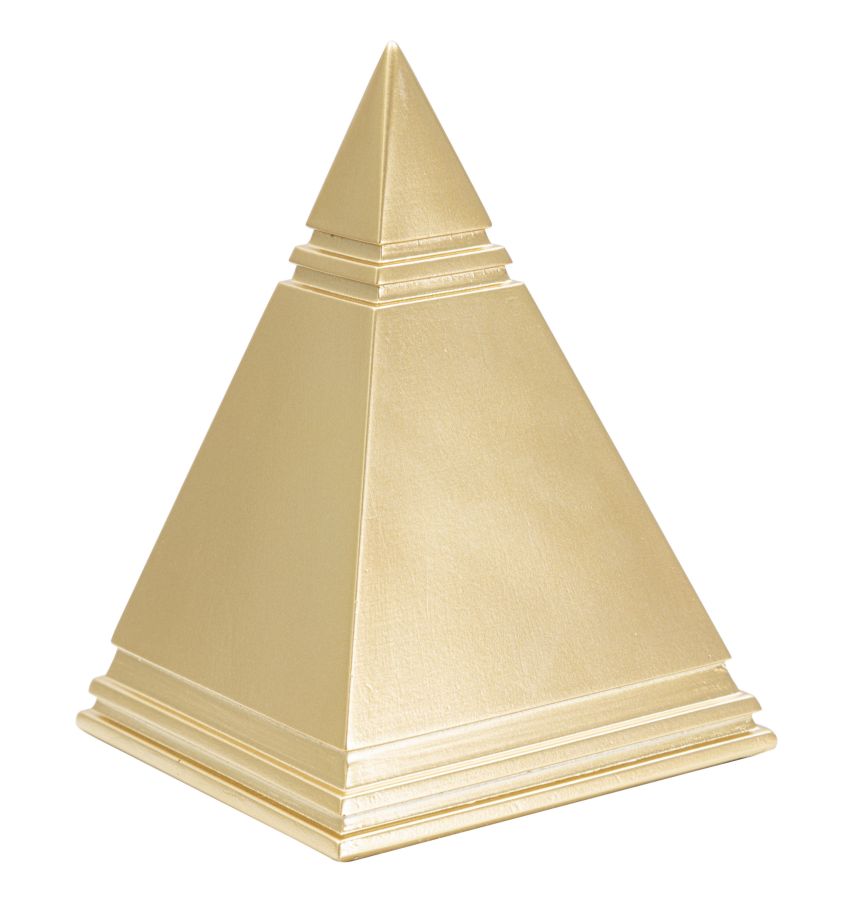 Mauro Ferretti Zlatá pyramida 11,5X11,5X15,5cm