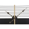 Nástěnné hodiny Mauro Ferretti Stick, 60x4,5 cm, černá/zlatá