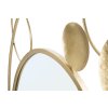 Zlaté nástěnné zrcadlo Mauro Ferretti Orbitus, 90x3x83 cm