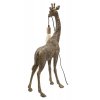Stolní lampa Mauro Ferretti Giraffe Tall, 40x22x80 cm, starožitná zlatá