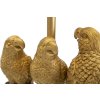 Stolní lampa Mauro Ferretti Parrots Big, 30x30x62,5 cm, černá/zlatá