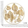 Železný panel JUNGLE ROUND 80X6.5 cm