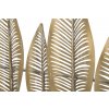 Zlatý nástěnný věšák Mauro Ferretti Leaf, 65x42,5x6 cm