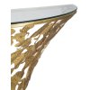 Zlatý konzolový nástěnný stolek Pari, 120x40,5x37,2 cm