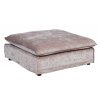 Taupe sametová podnožka Heaven 100 cm