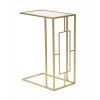 Zlatý odkládací stolek Mauro Ferretti Vega 40,5x25,5x60 cm