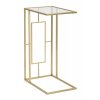 Zlatý odkládací stolek Mauro Ferretti Vega 40,5x25,5x60 cm