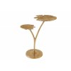 Zlatý odkládací stolek Ginkgo 56 cm