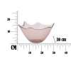 Skleněná mísa Mauro Ferretti Tamil 30x18 cm, růžová