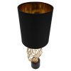 Stolní lampa Mauro Ferretti Yvela Small, 20x58,5 cm, zlatá/černá