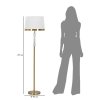 Stojací lampa CRISTAL 40X153 cm