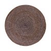 Kulatý koberec Balad 150 cm, modrá/hnědá