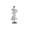 Stříbrná stolní lampa Gingko 70 cm