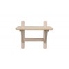 Bílý dubový noční stolek Camrose