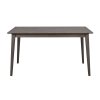 Tmavě hnědý dubový jídelní stůl Filippa 140 cm