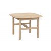 Bělený dubový konferenční stolek Hammond 62 cm