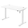 Bílý elektrický stůl Jasper 120 cm