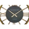 Hnědé kovové nástěnné hodiny Mauro Ferretti Russo, 60 cm