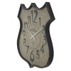 Hnědé MDF nástěnné hodiny Mauro Ferretti Ciancio, 90 cm
