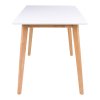 Jídelní stůl Boma bílá/přírodní