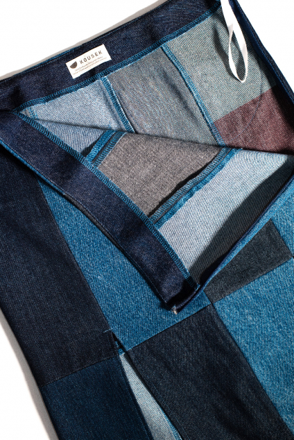 Upcyklovaná džínová maxi sukně