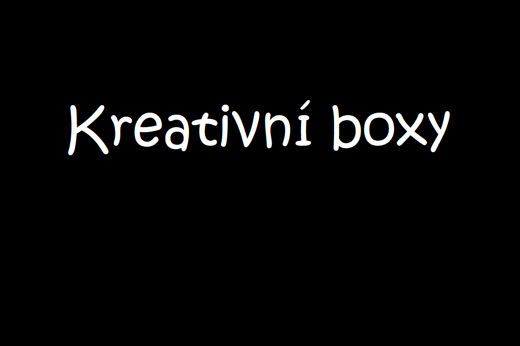 Kreativní boxy na prodej