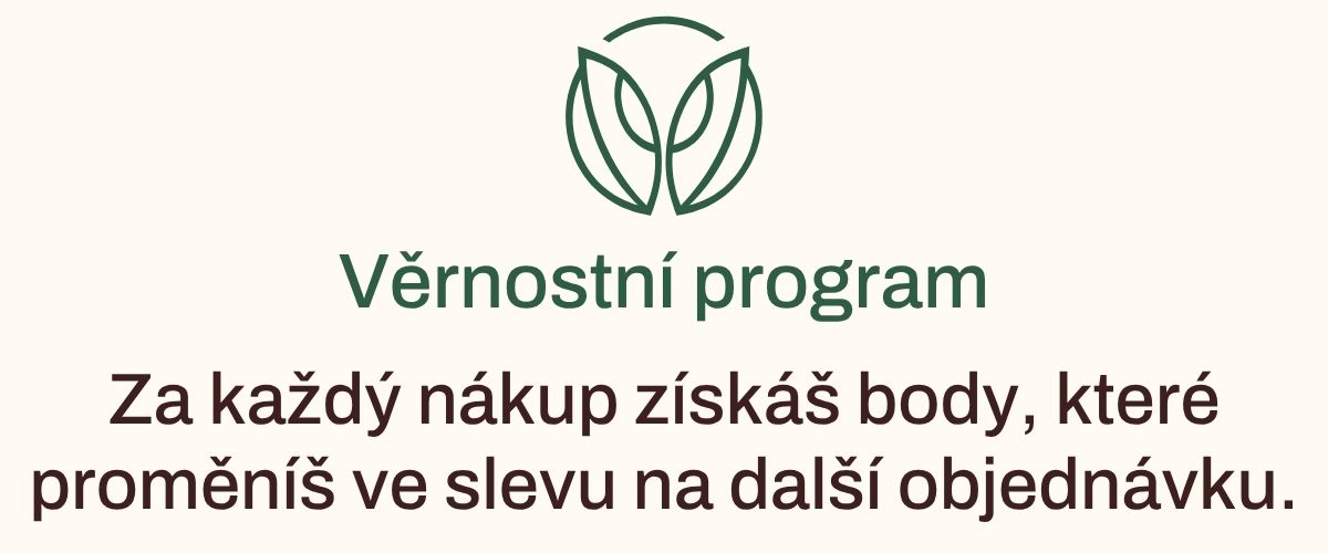 Věrnostní program pro zákazníky přírodní kosmetiky s odměnami za opakované nákupy