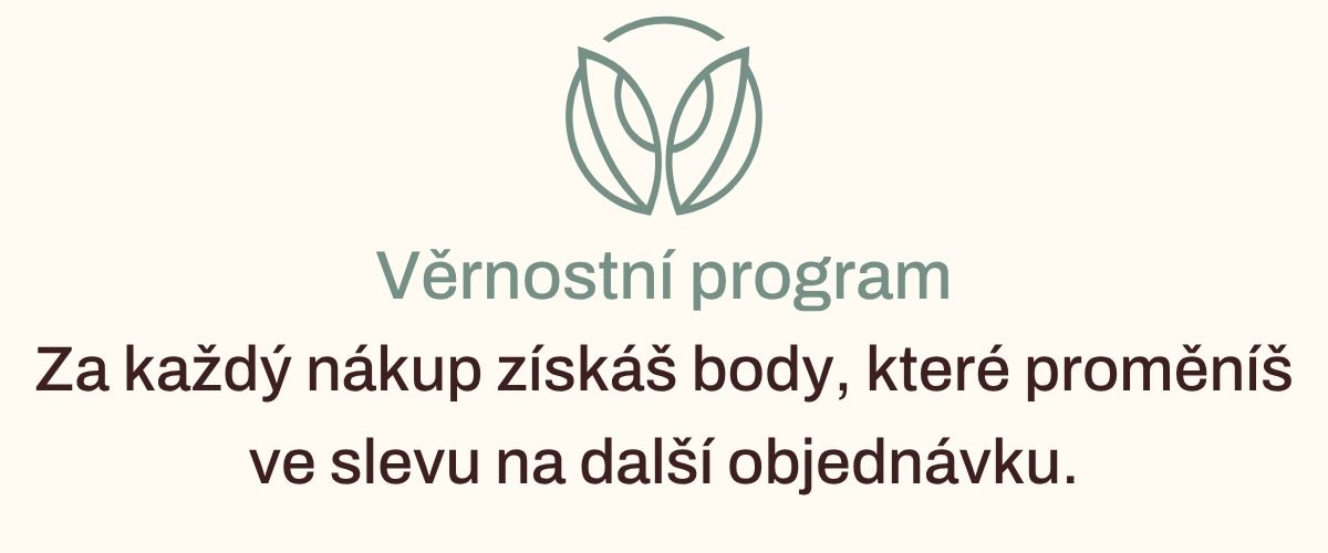 Věrnostní program pro zákazníky přírodní kosmetiky s odměnami za opakované nákupy